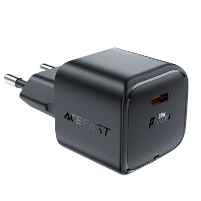4. Ładowarka sieciowa Acefast A77 Mini PD 30W GaN USB-C - czarna