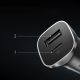 11. Ładowarka samochodowa Ugreen CD130 USB-A / USB-C 30W - szara