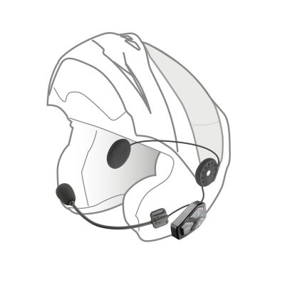 5. Interkom motocyklowy INTERPHONE U-COM 3, komplet na 2 kaski