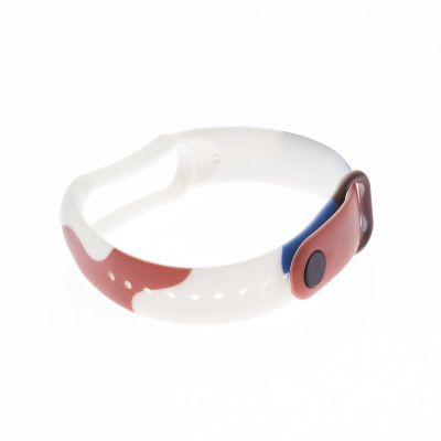 Strap Moro opaska do Xiaomi Mi Band 5 / 6 silikonowy pasek bransoletka do zegarka wzór 8