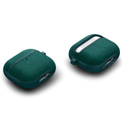 7. Etui Spigen Urban Fit na AirPods 4 - zielone