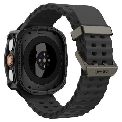 5. Etui Spigen Rugged Armor na Samsung Galaxy Watch Ultra 47 mm - czarne matowe