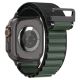 3. Pasek Pasek Spigen WBF1 na Apple Watch 44 / 45 / 46 / 49 mm - czarno-zielony