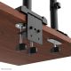26. Neomounts DS60-600BL2-1 uchwyt / stojak do monitorów 81,3 cm (32") Biurko Czarny