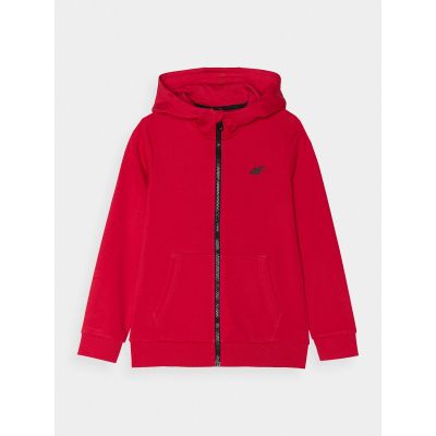 6. Bluza dresowa z kapturem na zamek chłopięca 4F Junior