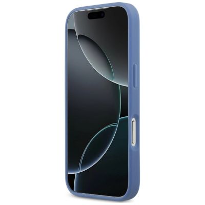 5. Etui Guess 4G nauble Card Triange na iPhone 18 Pro / 17 Pro - niebieskie