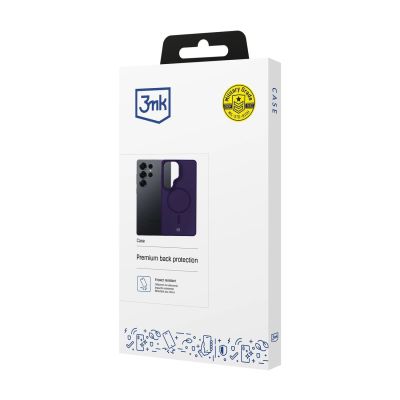 9. Etui 3mk Smoke MagCase na Samsung Galaxy S25 Ultra - fioletowe-półprzezroczyste