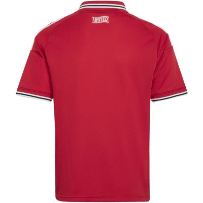 3. Koszulka dla dzieci adidas Manchester United 26/27 Home Jersey czerwona KC4796