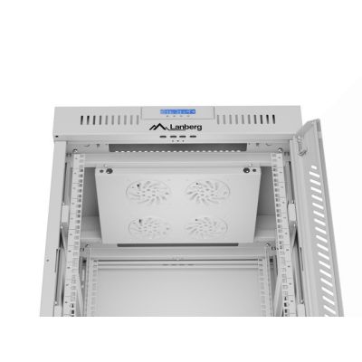 11. Lanberg FF01-6615-12SL stojak wolnostojący 15U Szary