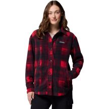 Columbia Benton Springs Fleece Shirt Jacket II 2085661613 Czerwone L