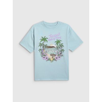 5. T-shirt bawełniany dziewczęcy 4F 4FJRSS26TTSHF3981-33S