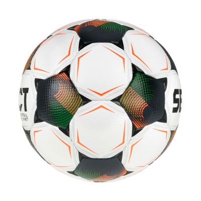 3. Piłka nożna hala Select Futsal Planet v26 FIFA Basic biało-czarno-pomarańczowo-zielona 1014387 310021