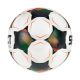 3. Piłka nożna hala Select Futsal Planet v26 FIFA Basic biało-czarno-pomarańczowo-zielona 1014387 310021
