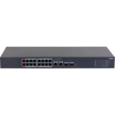 4. Dahua Technology CS4220-16GT-135 przełącznik sieciowy Zarządzany L2 Gigabit Ethernet (10/100/1000) Obsługa PoE Czarny