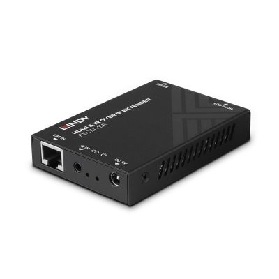 5. Lindy HDMI i IR over IP Extender - Odbiornik, 1920 x 1080 pikseli, Amplituner AV, 150 m, Przewodowy, HDCP