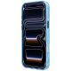 5. Etui BMW Sign Frosted IML & Metal Logo MagSafe na iPhone 18 Pro / 17 Pro - niebieskie