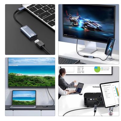 5. Adapter Wozinsky WACH-01 USB-C - HDMI 4K 60Hz - czarny