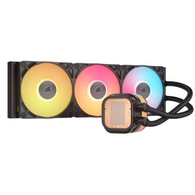 12. Corsair iCUE LINK TITAN 360 RX LCD Procesor Chłodnica powietrza 12 cm Czarny 1 szt.