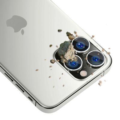 3. Osłona aparatu 3mk Lens Protection Pro na iPhone 13 Pro / iPhone 13 Pro Max - srebrna