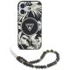 2. Etui Guess Palm Trees Triangle Pearl Strap MagSafe do iPhone 16 czarny