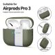 4. Etui Tech-Protect Silicone na AirPods Pro 3 - zielone