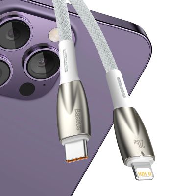 4. Kabel Baseus CADH000002 Lightning - USB-C PD 20W 480Mb/s 1m - biały