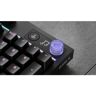 6. Logitech G G316 X 98 klawiatura Gaming USB QWERTY Angielski Czarny