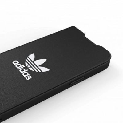 6. Etui Adidas OR Booklet Case BASIC na iPhone 13 Pro Max - czarno-białe