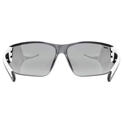 Okulary rowerowe UVEX Equate, white matt/mir.silver