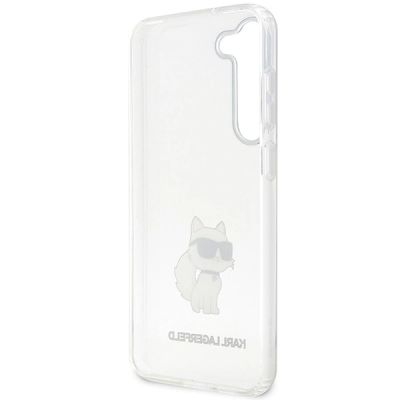 7. Etui Karl Lagerfeld Ikonik Choupette na Samsung Galaxy S23+ - przezroczyste