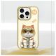 11. Etui Nimmy Cool&Cute 2.0 Cat na iPhone 15 Pro - zielone