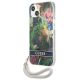 2. Etui Guess Flower Strap na iPhone 13 mini - niebieskie