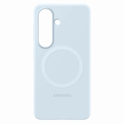 4. Etui Samsung Silicone Magnet Case na Samsung Galaxy S26+ kompatybilne z MagSafe - niebieskie