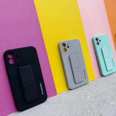 13. Wozinsky Kickstand Case silikonowe etui z podstawką etui Samsung Galaxy A73 czerwone