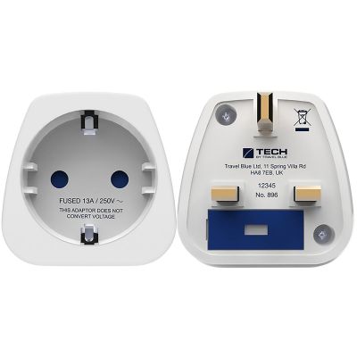 TRAVEL BLUE PRZEJŚCIÓWKA ADAPTER SHUCKO -> UK