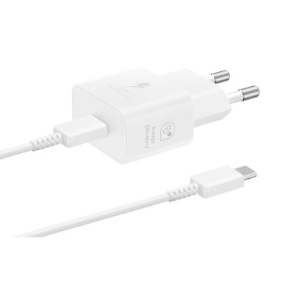 8. Ładowarka Samsung Power Adapter 25W USB-C Fast Charge 1m White