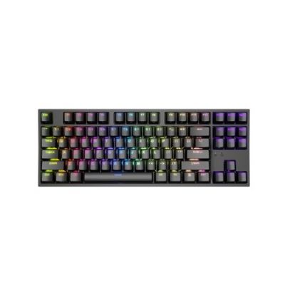 16. KLAWIATURA DLA GRACZY GENESIS THOR 404 TKL US PODŚWIETLENIE RGB MECHANICZNA CZARNA KAILH BOX BROWN