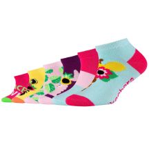 Skechers 6PPK Girls Casual Fancy Sneaker Socks SK43082-4203 Wielokolorowe 27-30