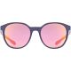 Okulary przeciwsłoneczne Uvex LGL 54 - blue matt/mirror purple