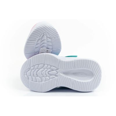 9. Skechers buty sportowe dziecięce Color Breeze LED dla dziewczynki turkusowe