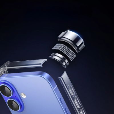 3. Etui Ugreen Bright Cushion CA101 na iPhone 16 Plus - przezroczyste