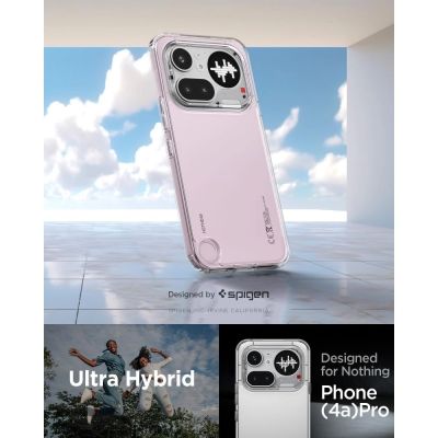 5. Etui Spigen Ultra Hybrid na Nothing Phone 4A Pro - przezroczyste