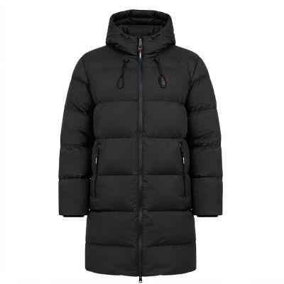 Parka męska Geographical Norway BARBARIAN LONG BLACK DB MEN 001 (WA2879H/GN-BLACK)