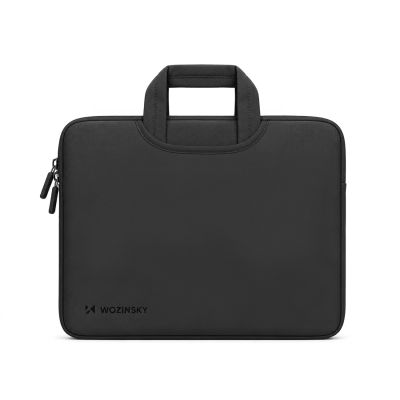 2. Torba na laptop Wozinsky WNT-13B 13-14" z chowaną rączką neoprenowa - czarna
