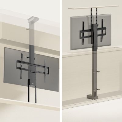 26. MACLEAN UCHWYT ELEKTRYCZNY SUFITOWO-PODŁOGOWY, WYSUWANY, 43''-88'', VESA 600X400, MAX 60KG, 100-240V AC,50/60HZ; MC-125