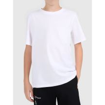 T-shirt gładki bawełniany chłopięcy 4F 4FJWMM00TTSHM2330-10S