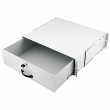 Wyposażenie szuflady 19" do szaf serwerowych 3U zamykane gr (EZD-3-G)