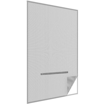 8. MOSKITIERA OKNO DACH 140X170 CZARNA POLIESTER+TAŚMA RZEP