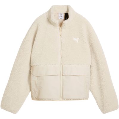 2. Kurtka damska Puma Re:Fibre Sherpa kremowa 694567 87