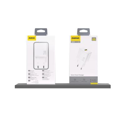 4. Ładowarka Dudao A23 2.4A USB-A - biała